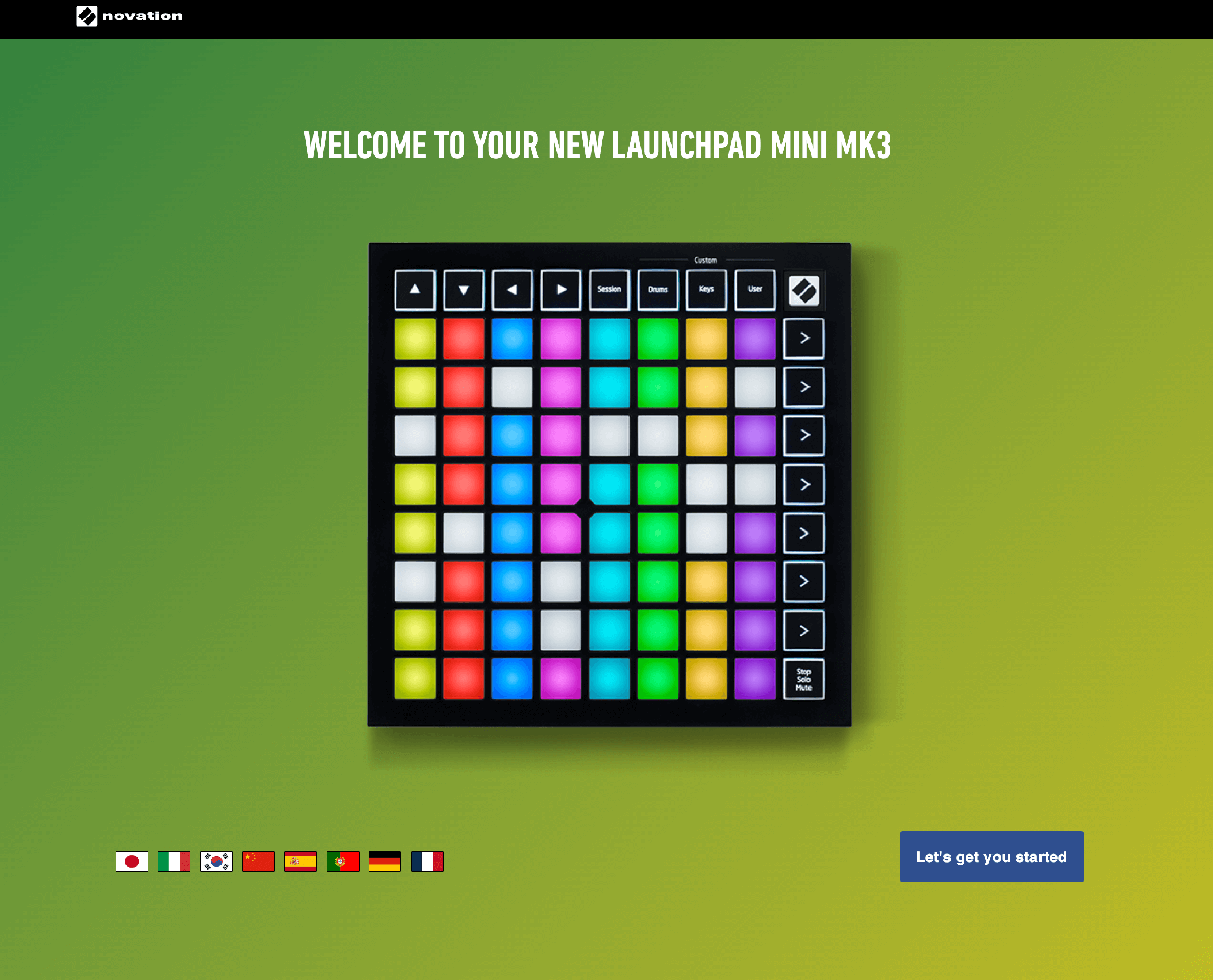 Launchpad_Mini_Easy_Start_Weclome_Page.png