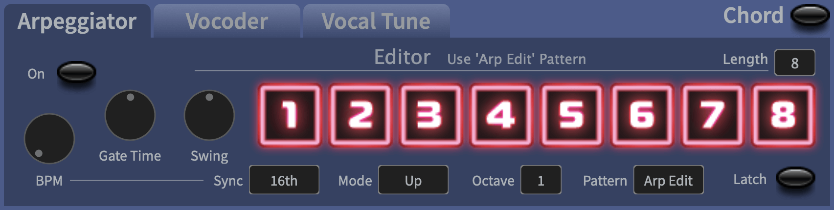 MiniNova_Editor_Arpeggiator.png