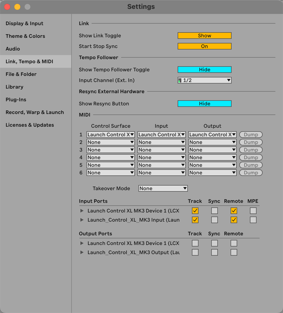 LCXL3_Ableton_Live_Settings_macOS.png
