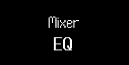 Launchkey's screen shows Mixer: EQ when you enter Logic's EQ mode.