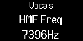 Launchkey's screen shows the track name, parameter, and value when you adjust an encoder in Quick Controls mode.
