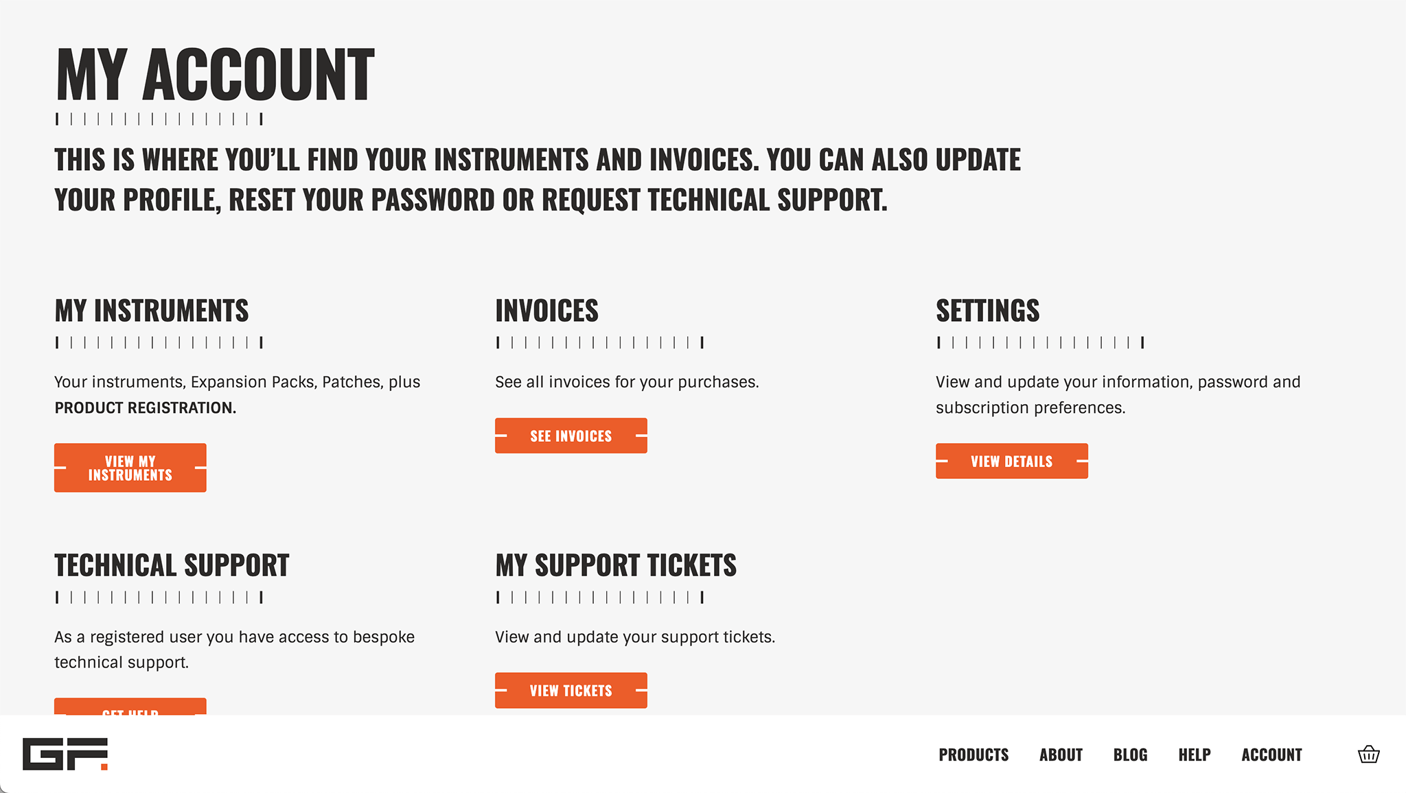 GForce_Account_Page.png