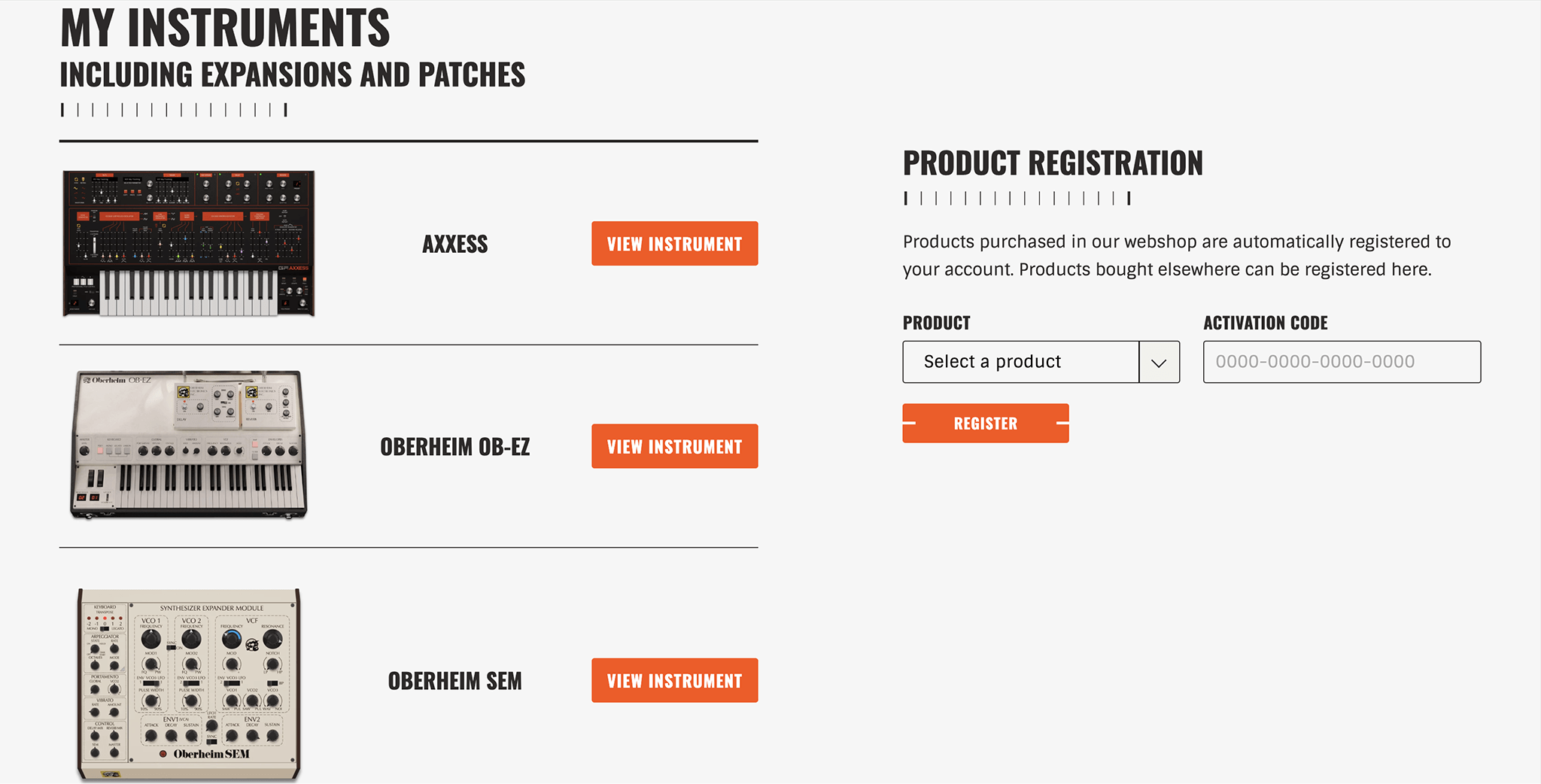 GForce_Select_Suite_My_Instruments_Page.png