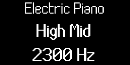 When you change an encoder in Logic's EQ mode, the screen shows the track name, parameter and it's new value.