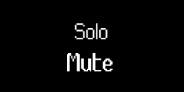 Launchkey's screen showing Solo Mute