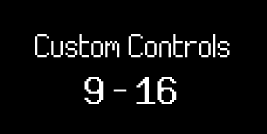 Changing Encoder bank in a custom mode shows custom Controls X - X on the screen.