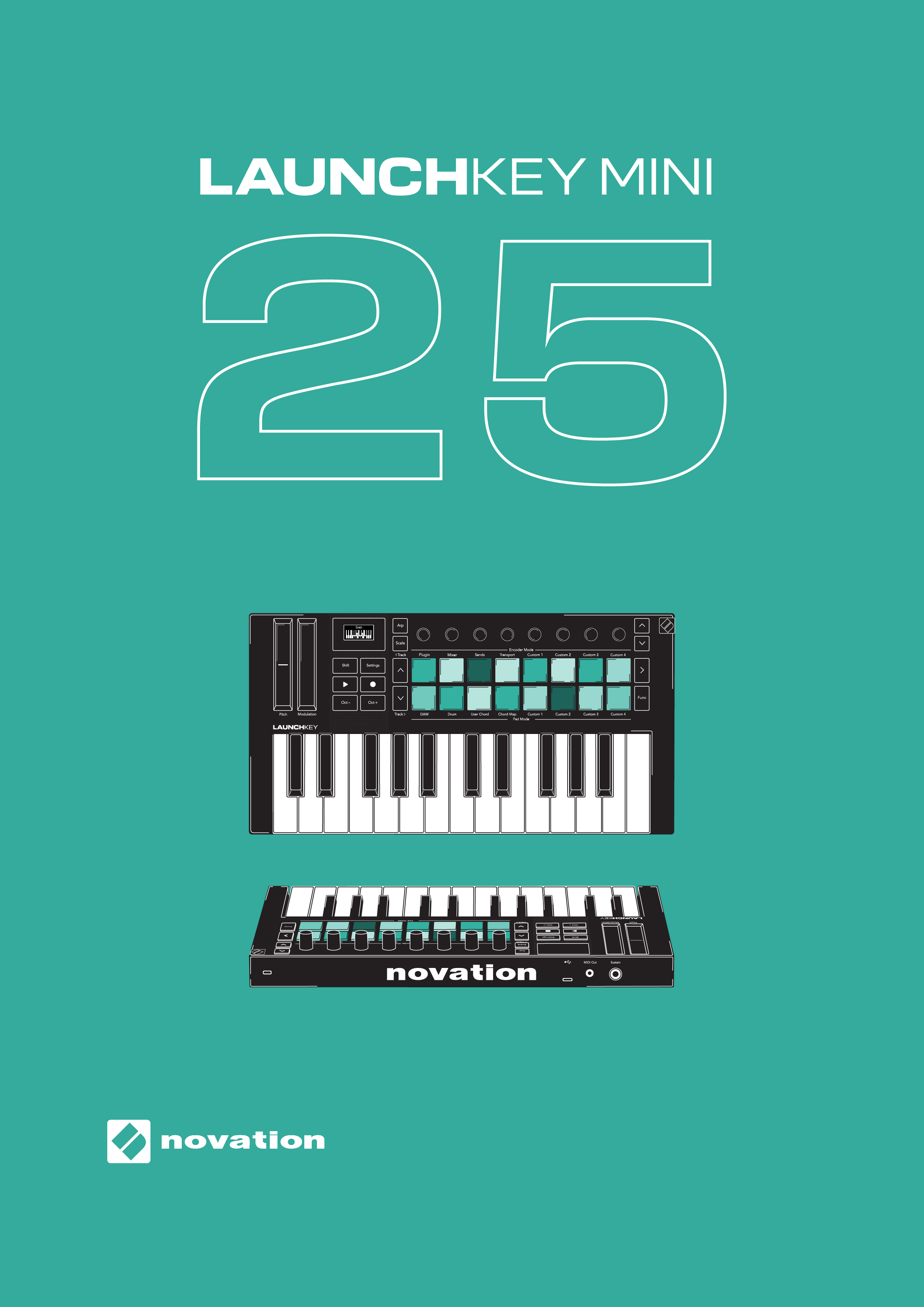 The Launchkey MK4 Mini 25 front cover.