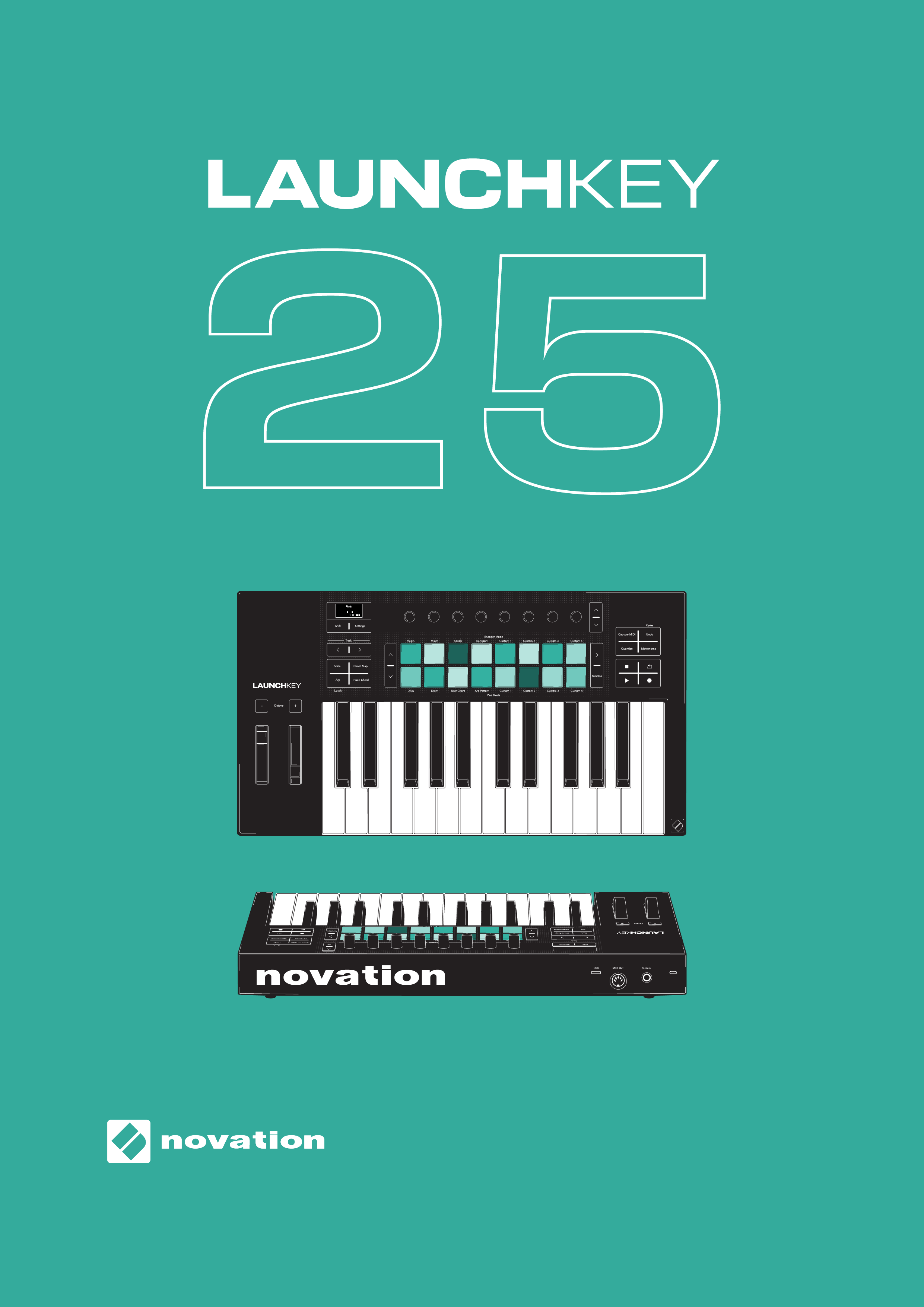 The Launchkey MK4 25 front cover.