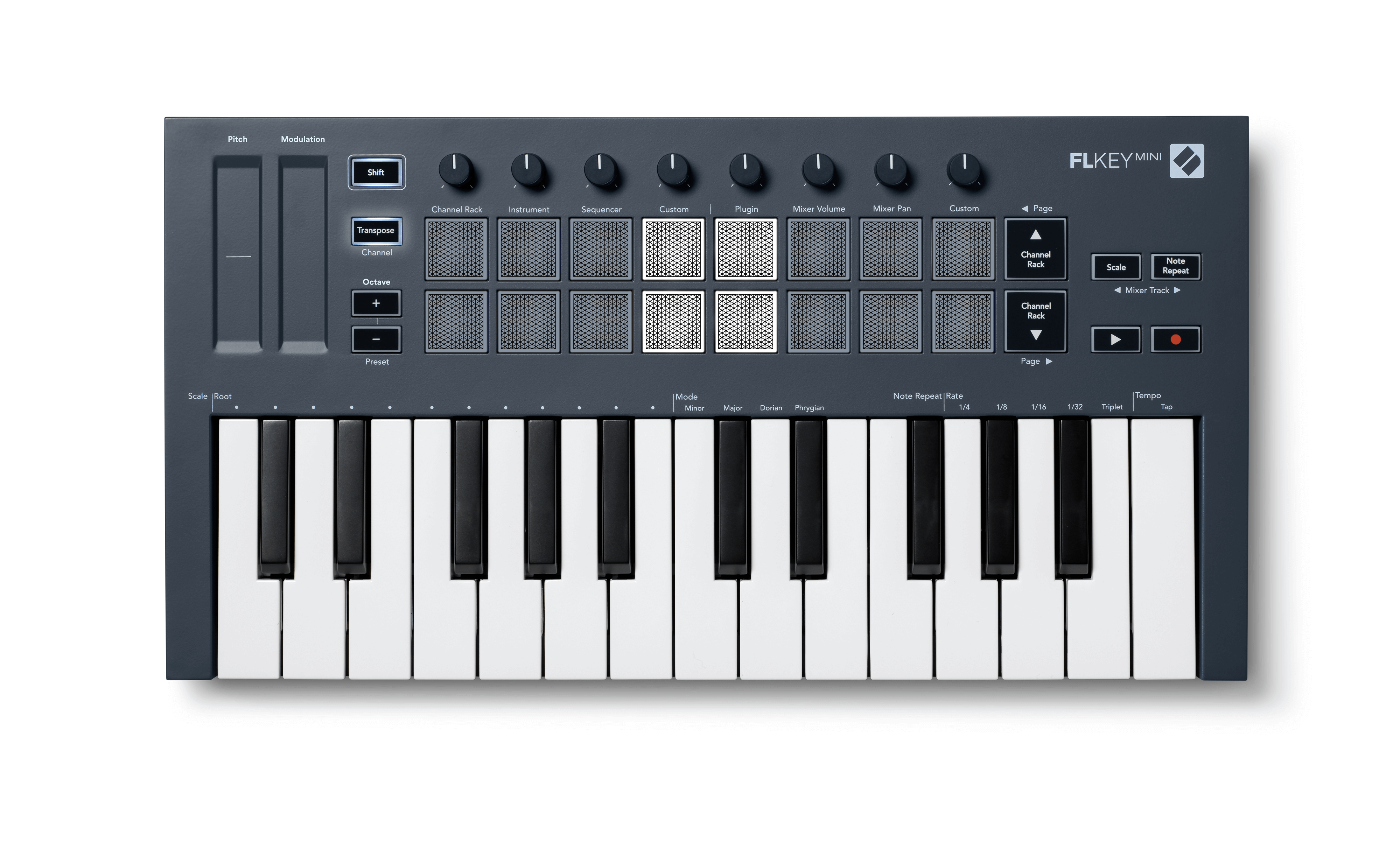 Using FLkey Mini's built-in features – Novation User Guides