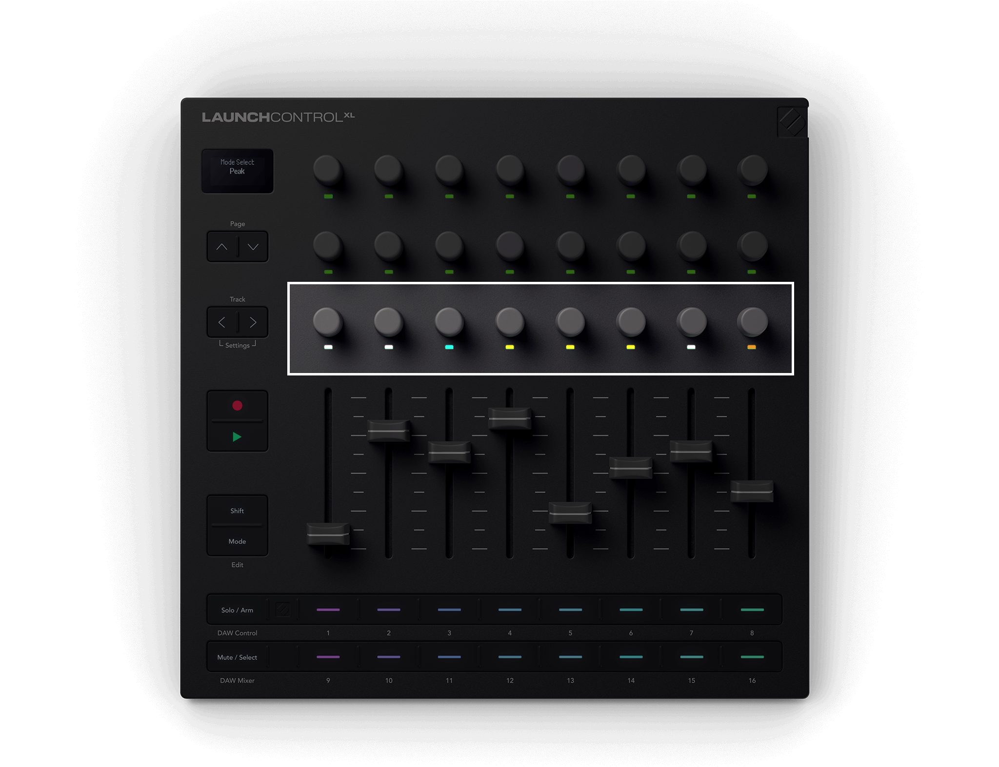 LCXL3 Transport Encoder Mode Lights