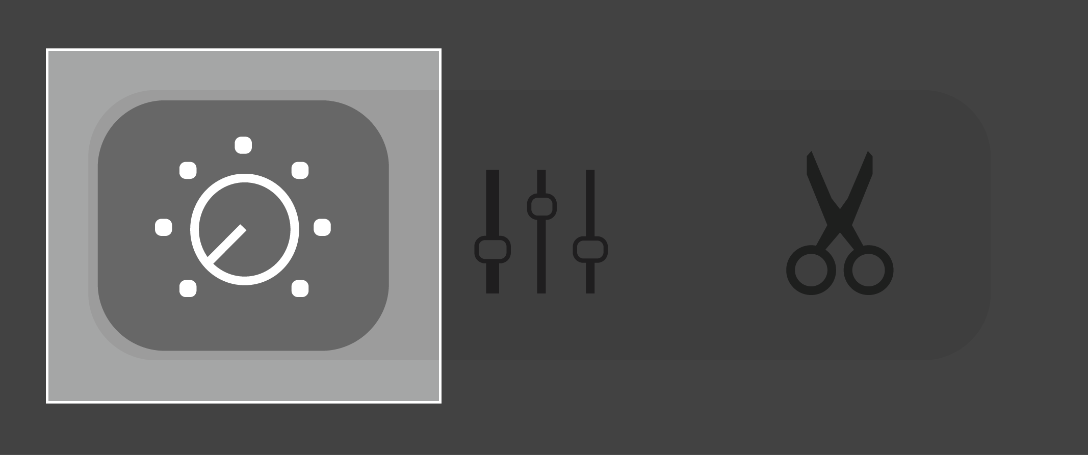 A screenshot of Logic showing the Smart Controls button.