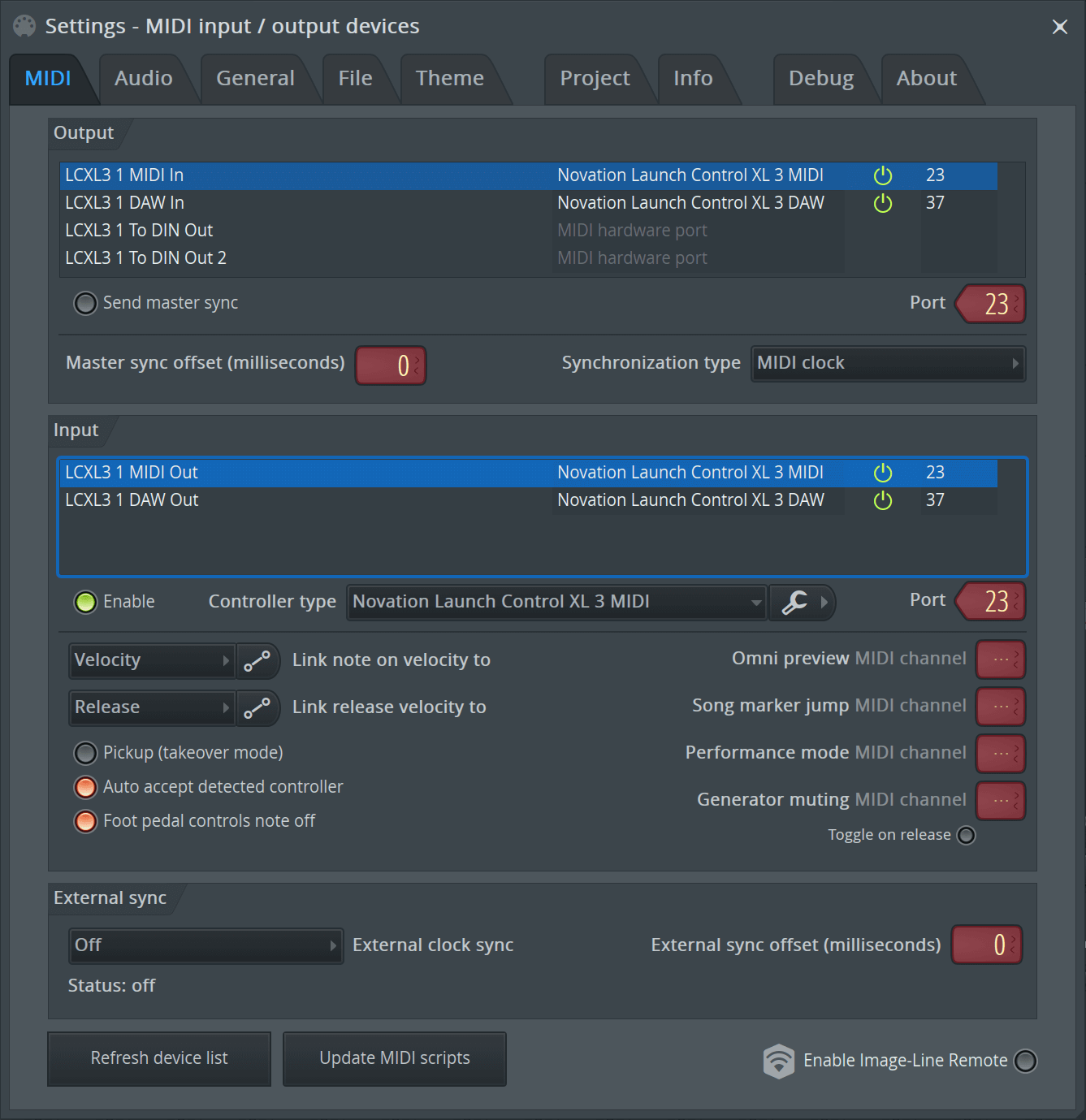 LCXL3_Fl_Studio_MIDI_Settings_macOS.png
